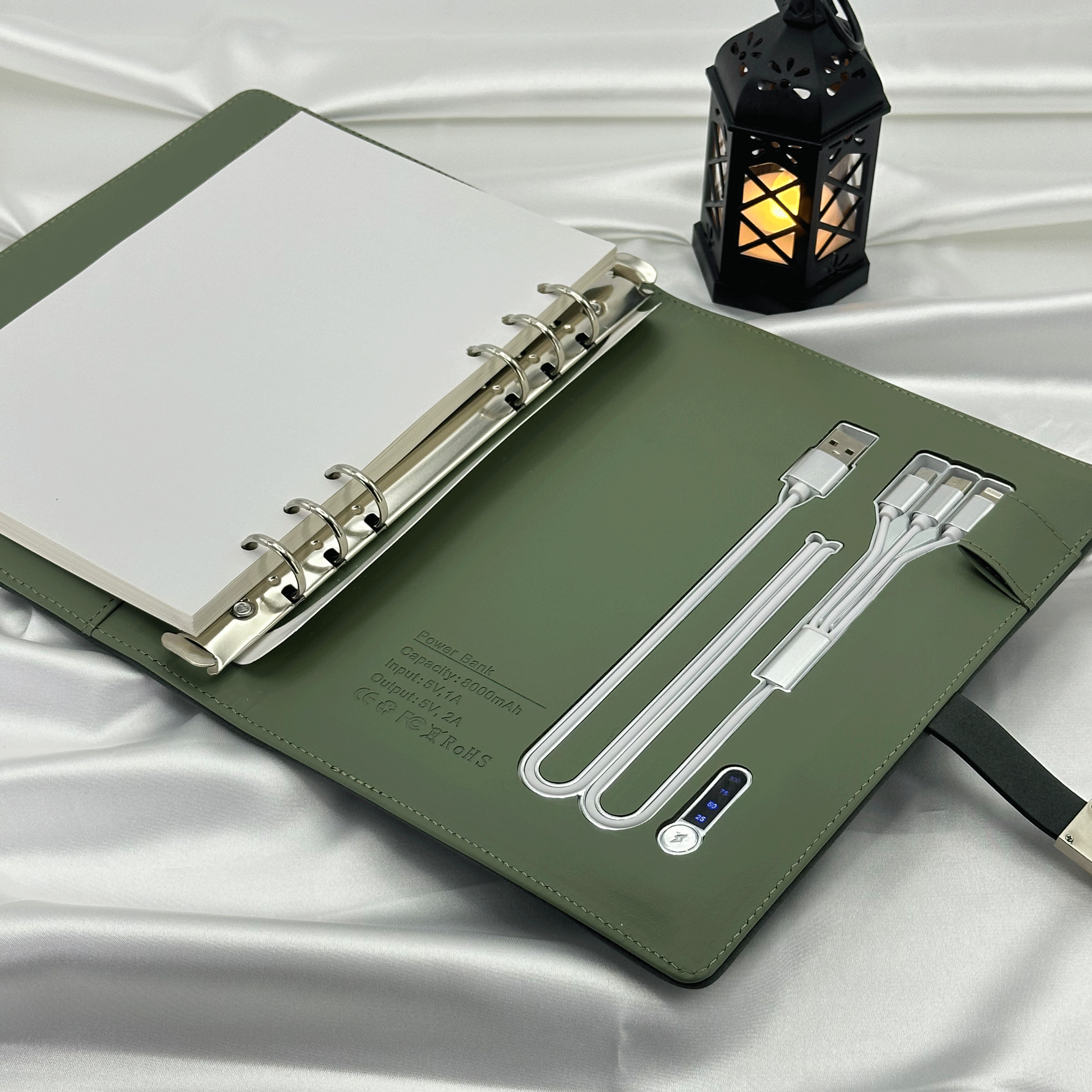 多功能充電寶記事本 